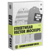 Streetwear Vector Mockups (Vol. 3) - FULLERMOE
