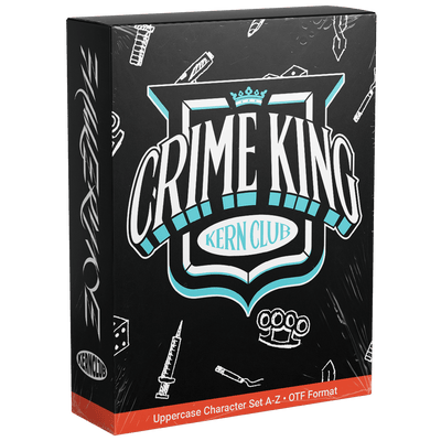 Crime King Font - FULLERMOE