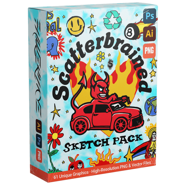 Scatterbrained Sketch Pack (Vol. 2) - FULLERMOE