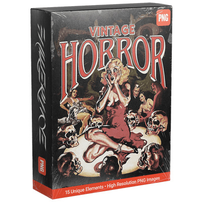Vintage Horror Elements Pack (Vol. 2) - FULLERMOE