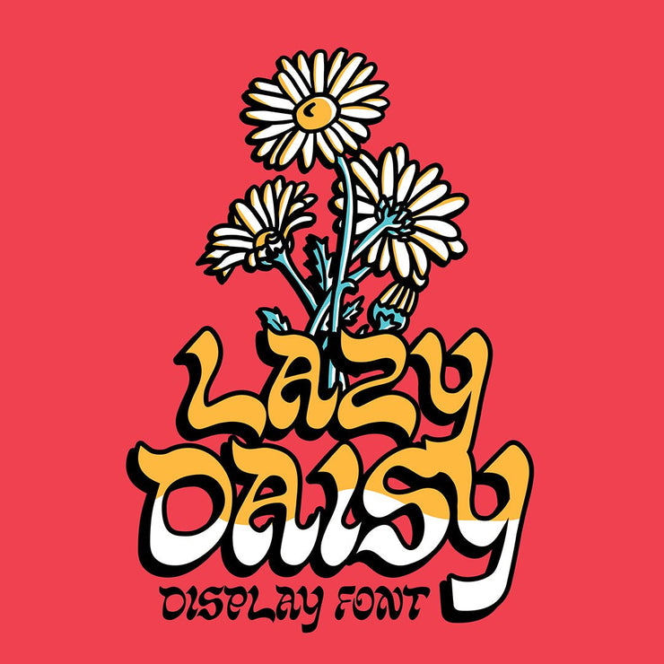 Lazy Daisy Font - FULLERMOE